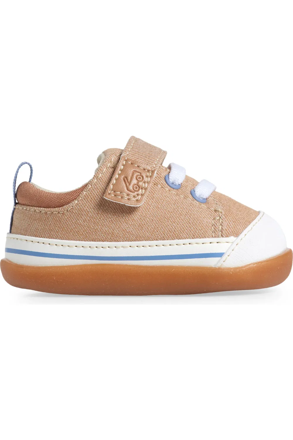 Кроссовки детские для начинающих ходить Stevie Mini See Kai Run, хаки — фото 3