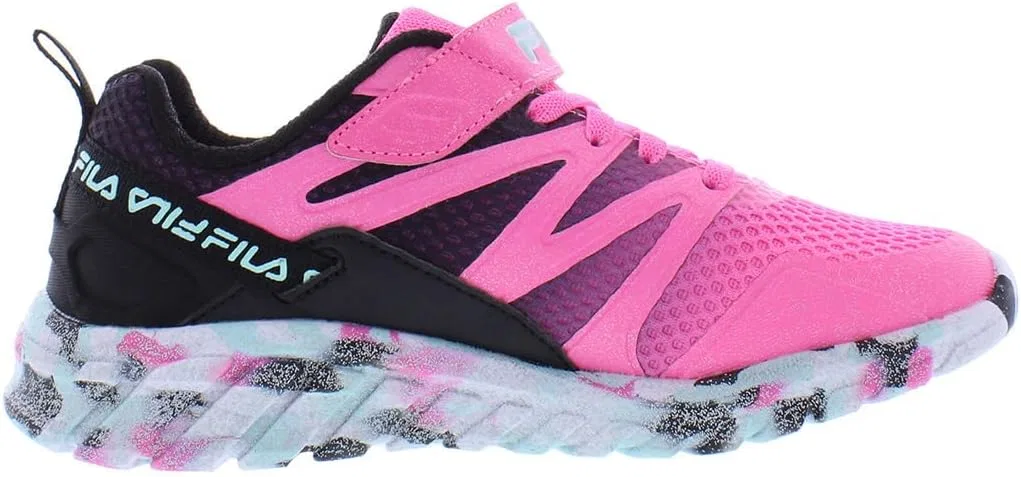 Детские кроссовки для девочек Cryptonic 7 Strap Mashup Fila, Fuchsia/Black-Pink — фото 3