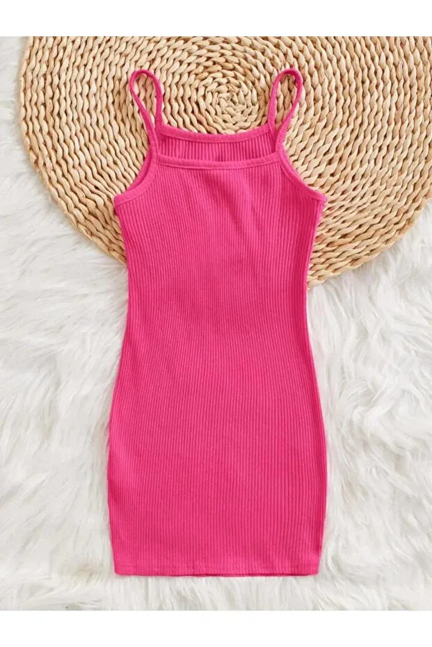 Детское платье для девочек с принтом Nplstore, Pink — фото 3
