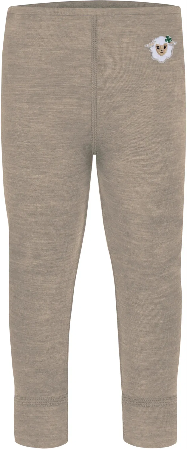 Комплект штанов детских мериносовых Tutira Normani Outdoor Sports, зеленый — фото 3