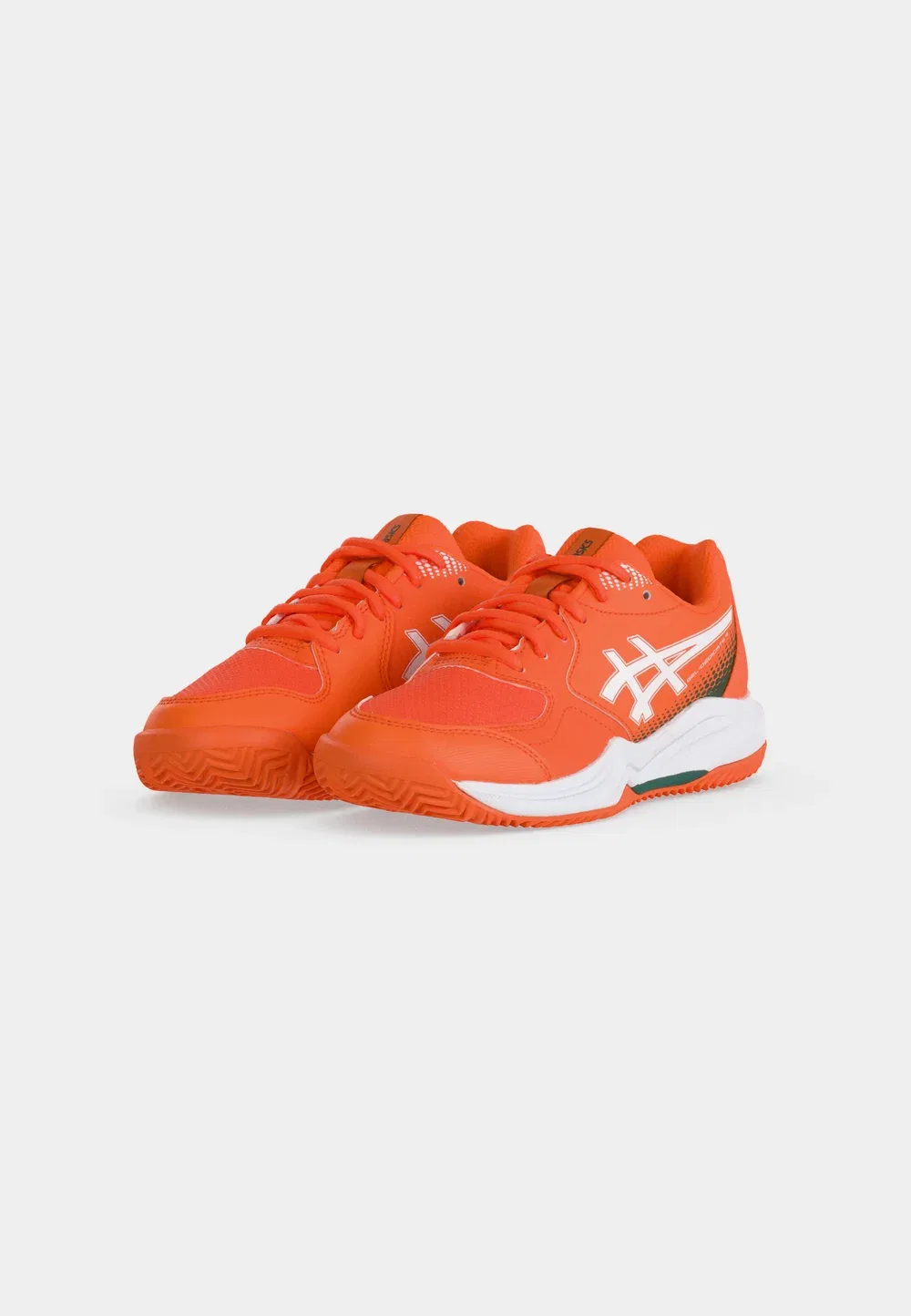 Кроссовки Gel Dedicate 9 унисекс - теннисные кроссовки для разных типов кортов Asics, Energy Orange/White — фото 3