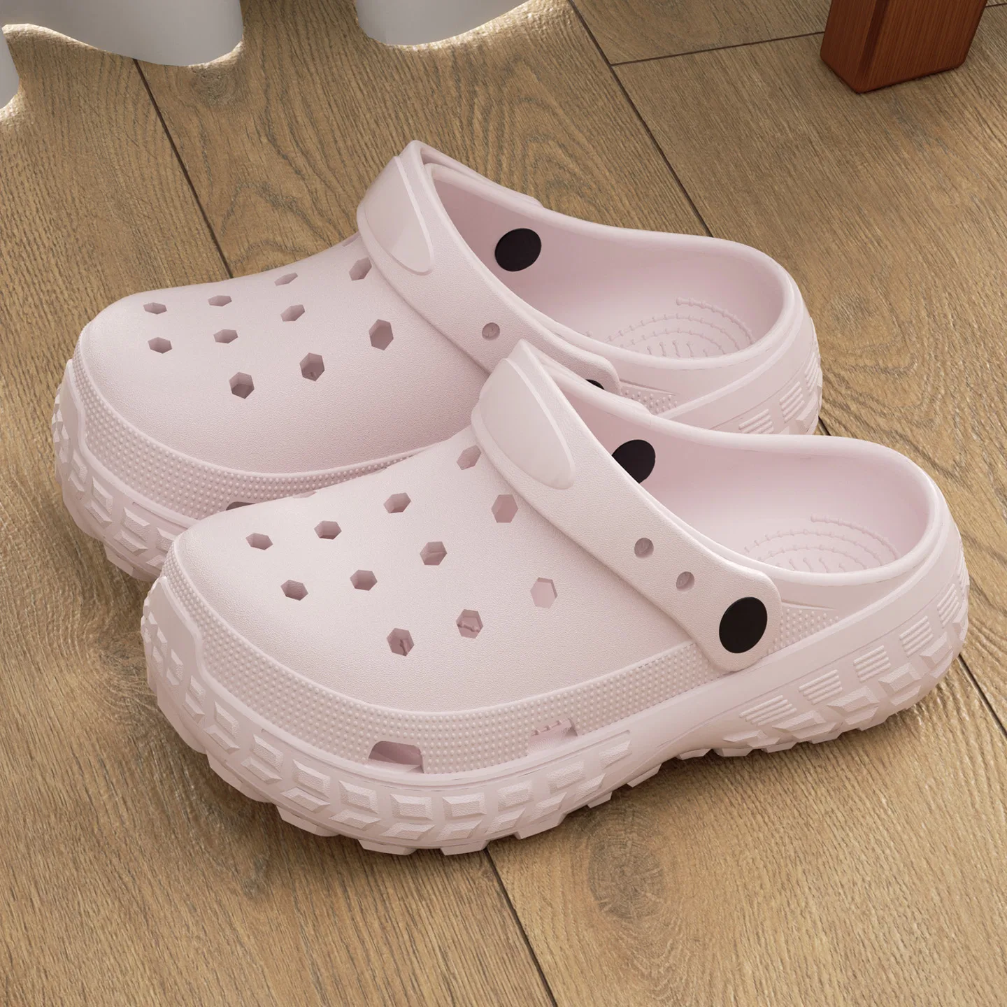 Детские домашние летние тапочки из ЭВА TZLDN, Pink — фото 4
