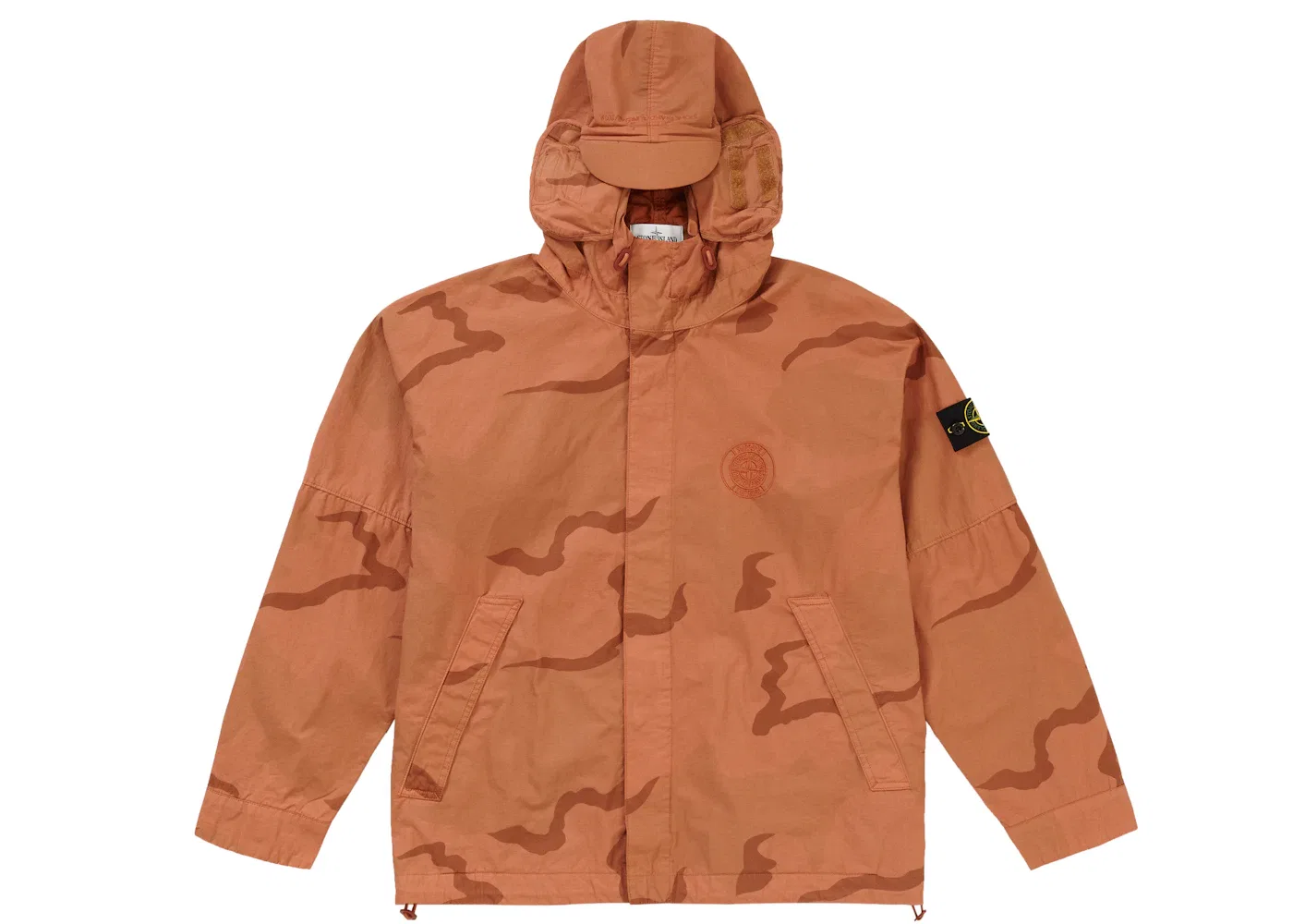 Мужская куртка с камуфляжным принтом Supreme Stone Island, Coral Camo