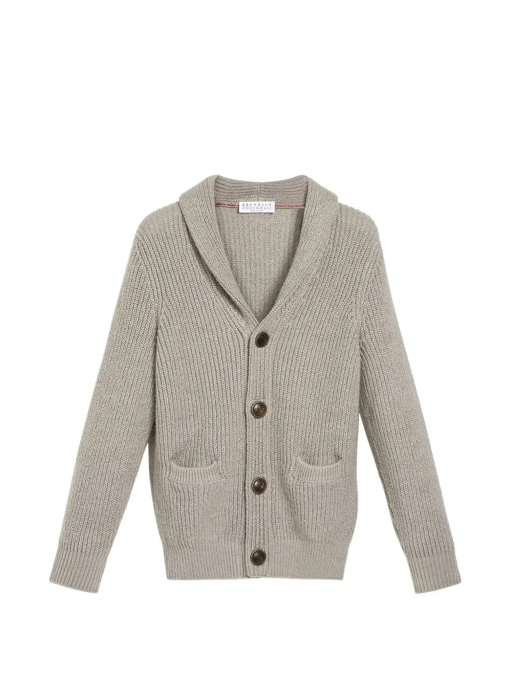 Кардиган Malfile Brunello Cucinelli Kids, серый
