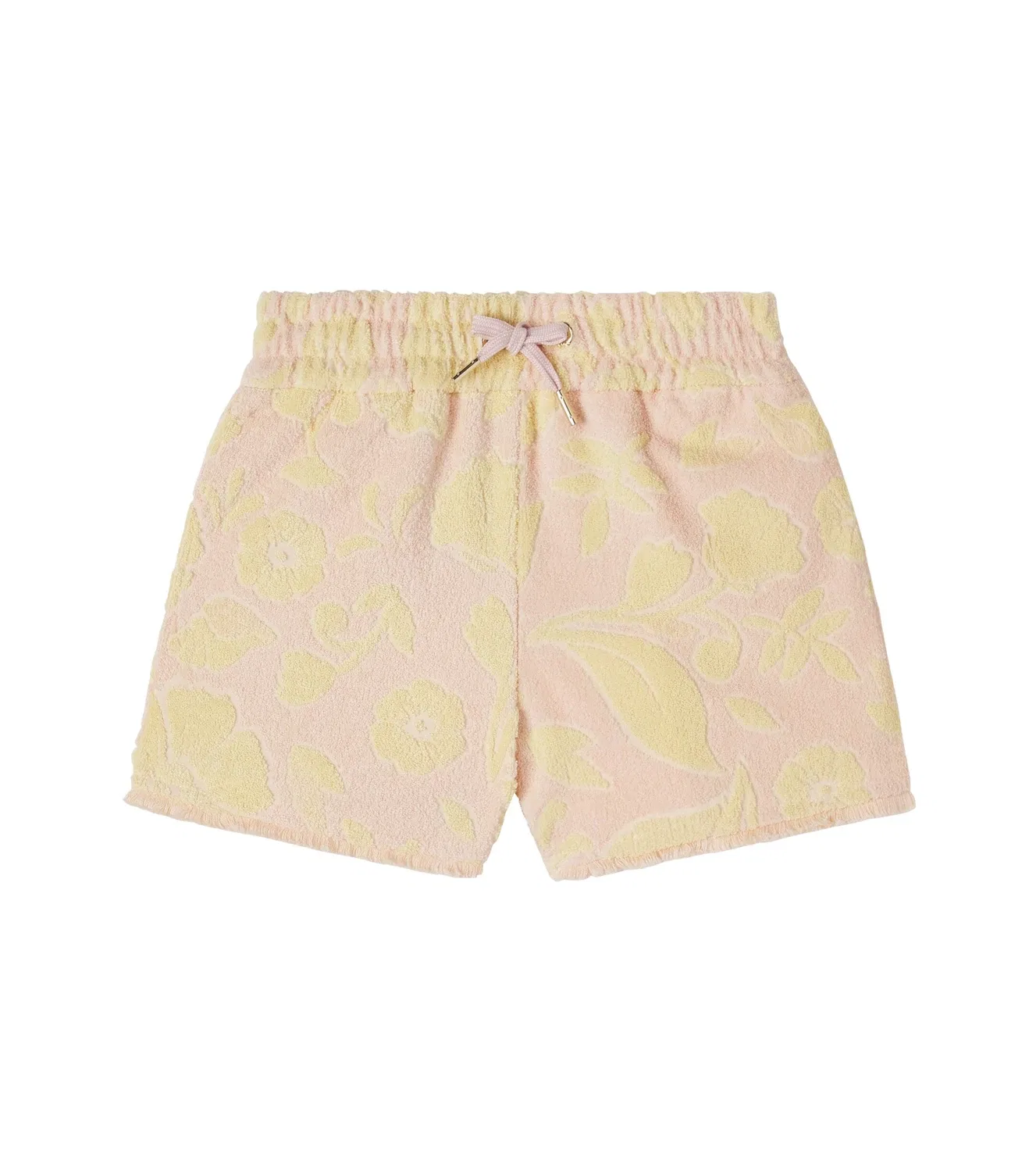 Шорты с цветочным рисунком Chloé Kids, желтый