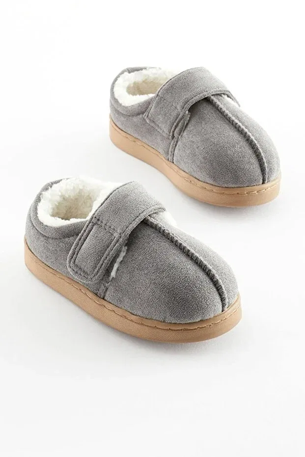 Детские тапочки из флиса Next Baby, Gray