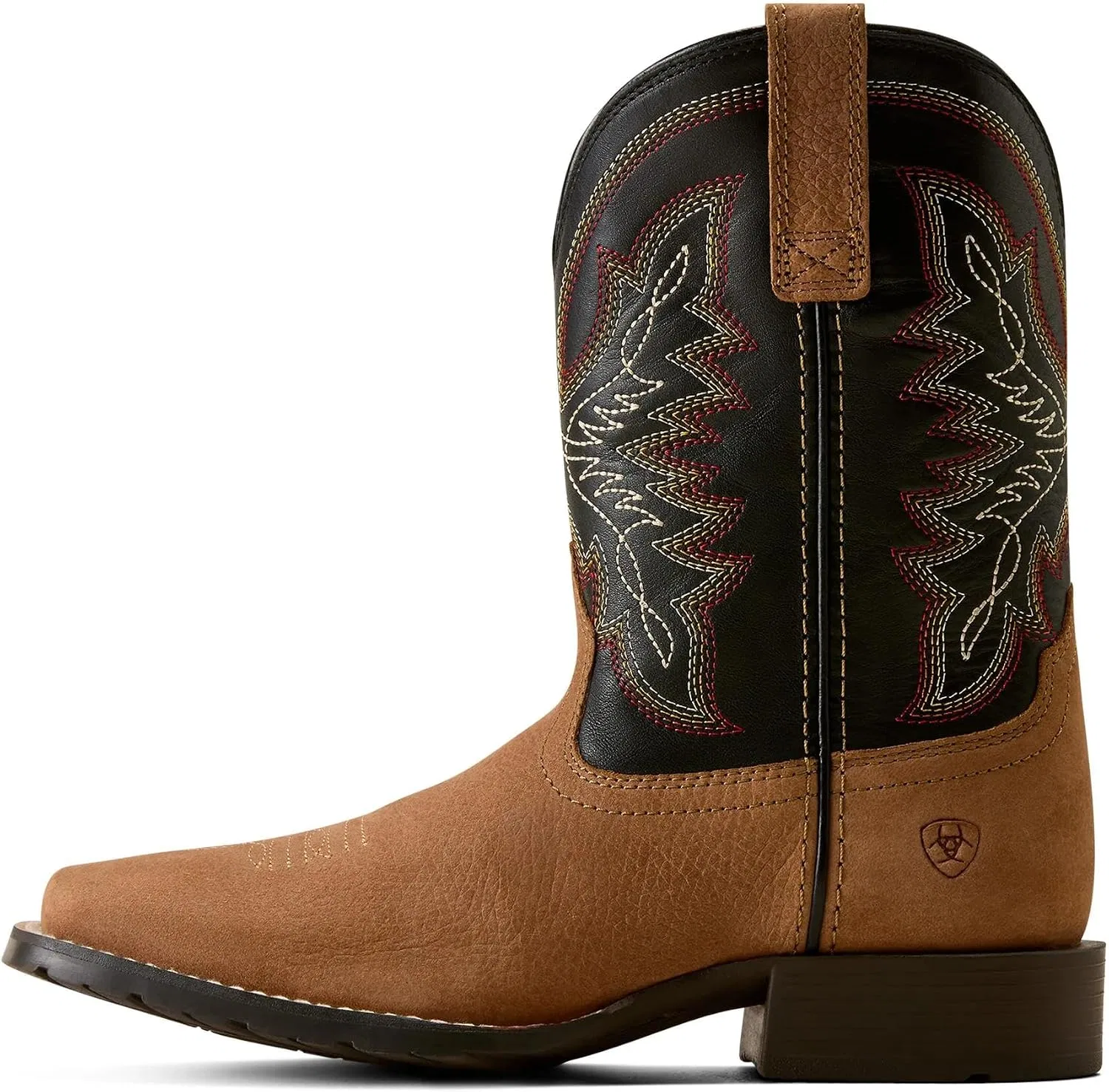 Детские сапоги в стиле вестерн с широким квадратным носком Hybrid Rancher ARIAT, Dusted Brown — фото 2