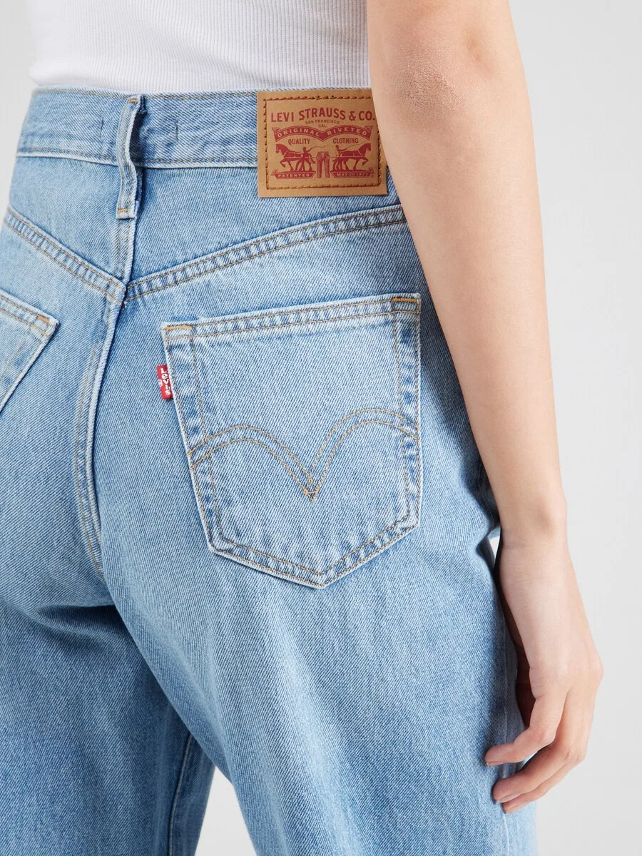 Джинсы LEVI'S с широкими штанинами, светло-голубые — фото 2