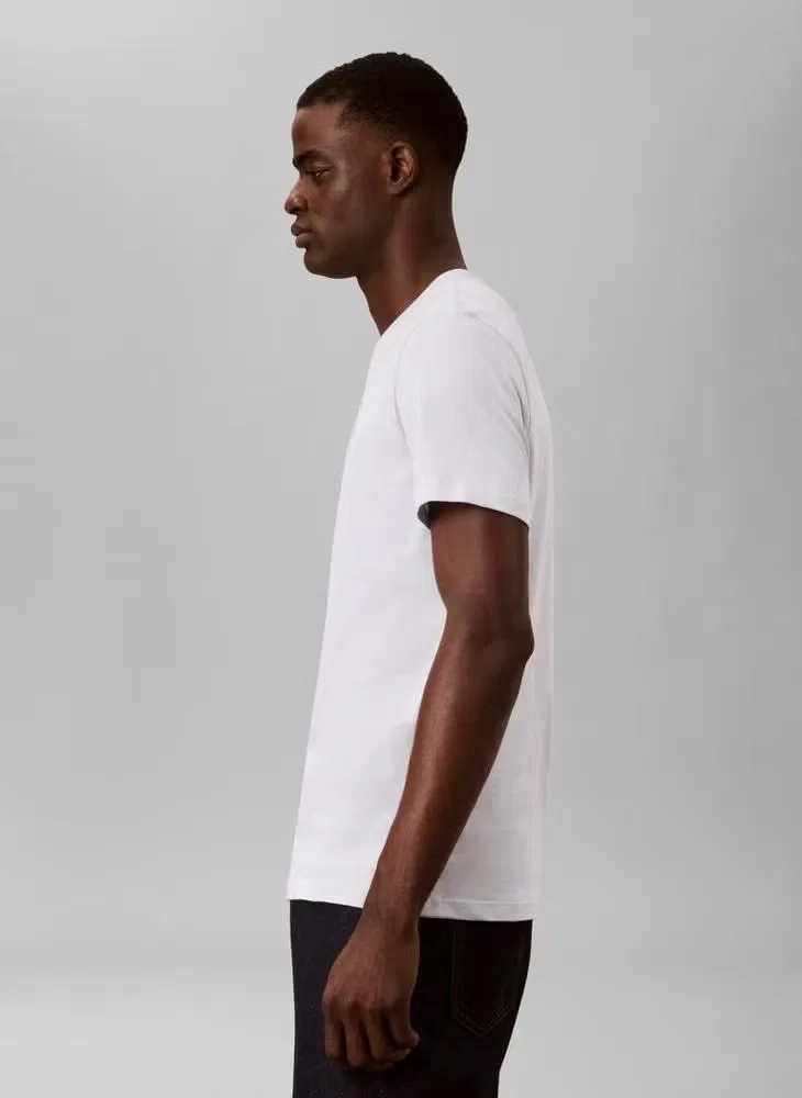 Футболка с принтом Graphic logo Calvin Klein, голубой — фото 3