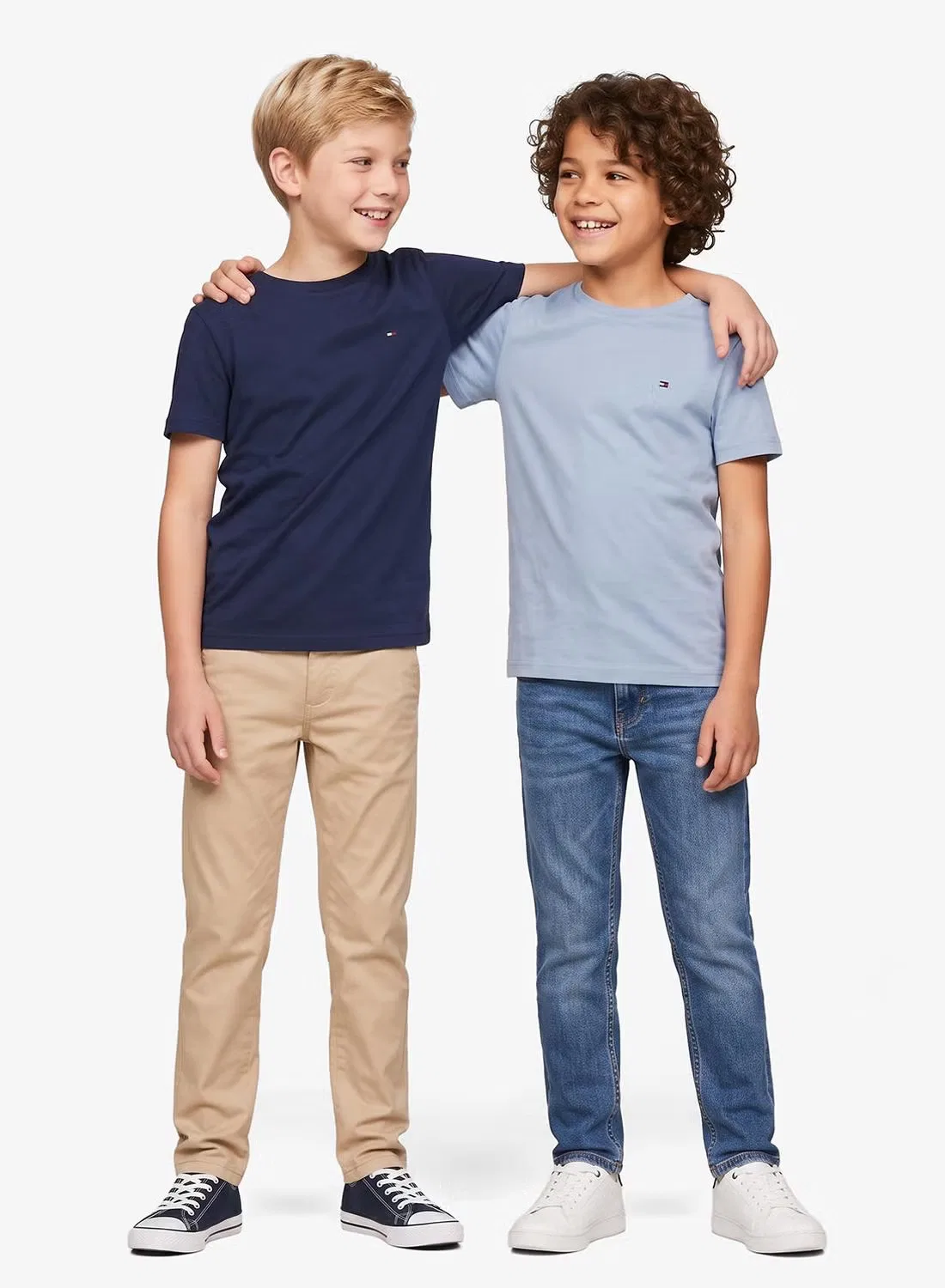 Футболка с коротким рукавом комплект футболок 2-Pack Signature Crew Neck Lounge Tommy Hilfiger, синий