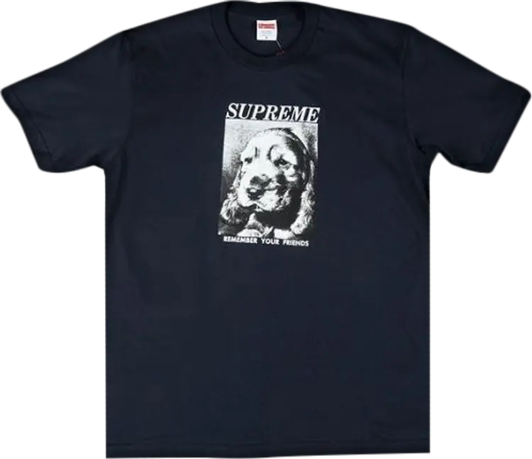

Футболка Supreme Remember T-Shirt 'Navy', синий