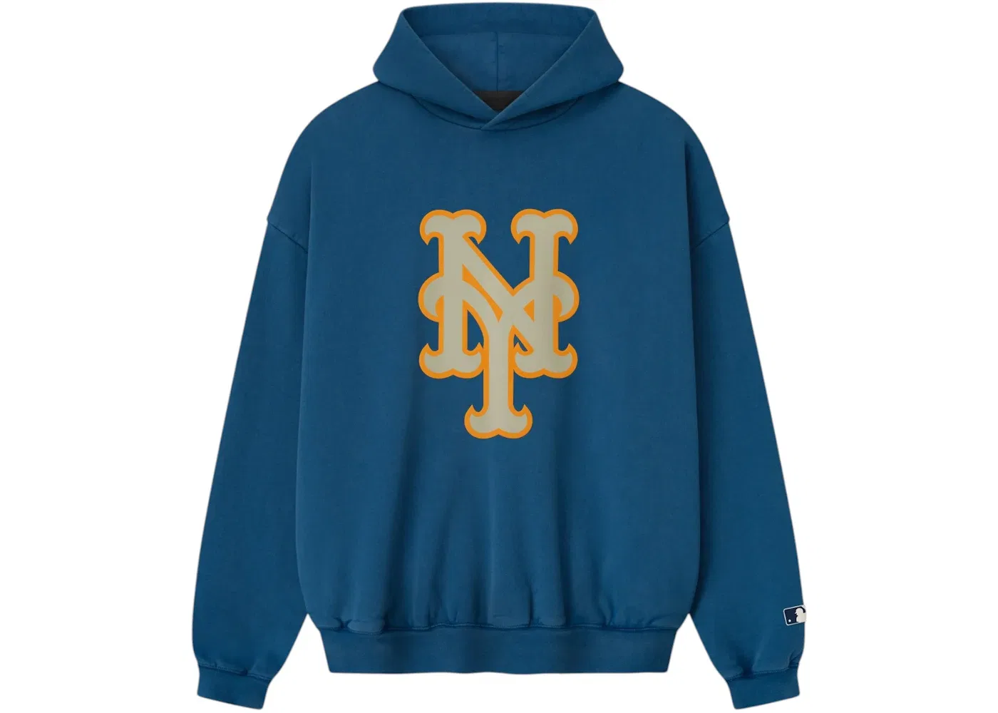 Мужской худи с принтом Fear of God Essentials Mets Sport Hoodie, Blue Sapphire