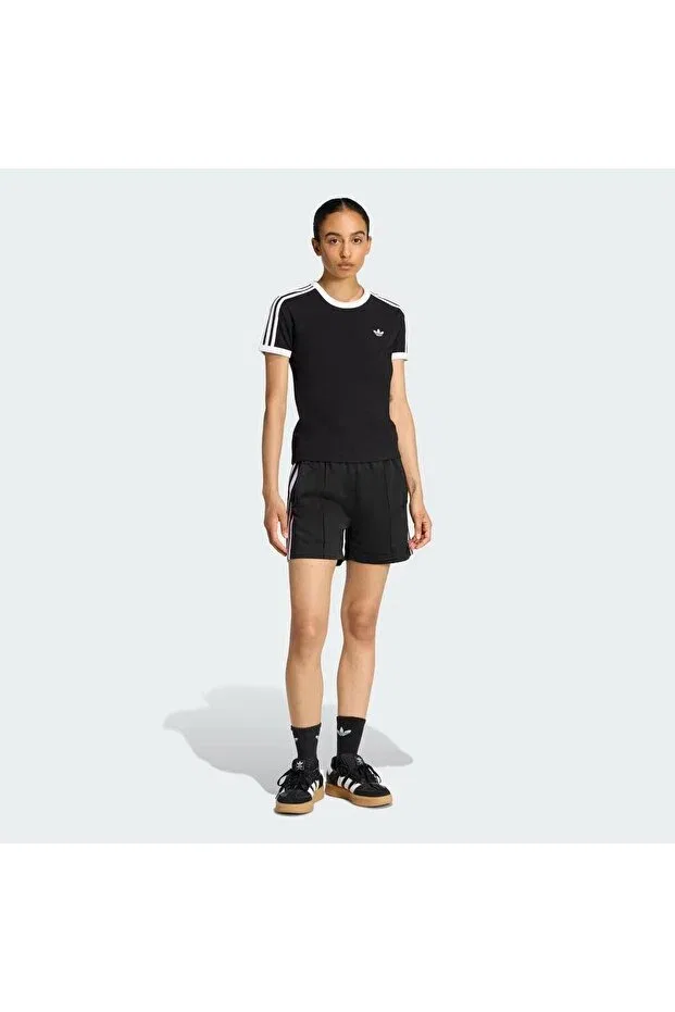 Женская футболка с геометрическим принтом Adidas, Black — фото 3
