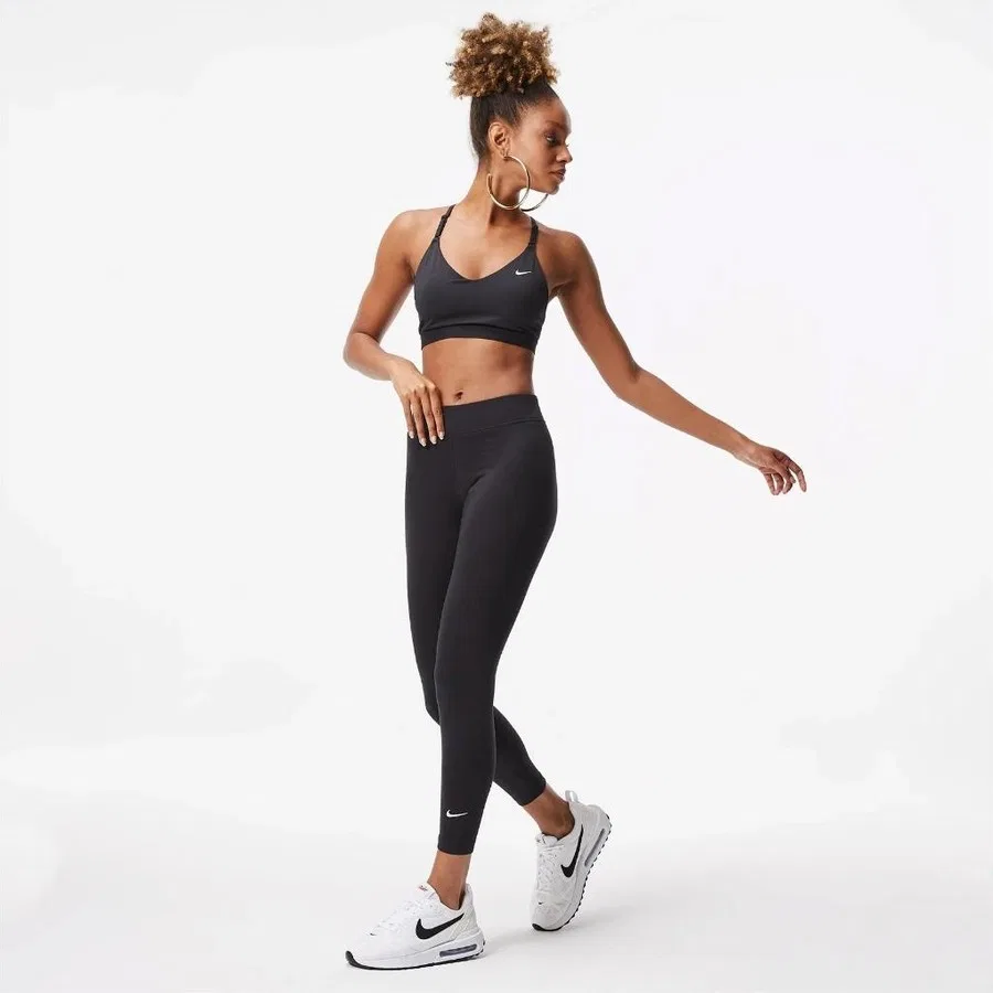 Леггинсы с высокой посадкой Essential Nike, M, Черный