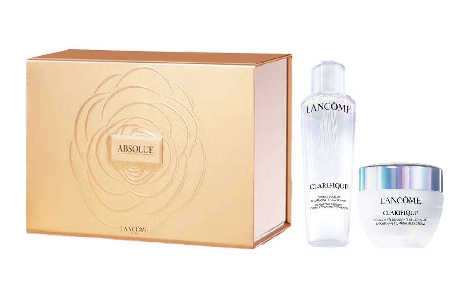 Набор для ухода за кожей с увлажняющим кремом Aurora Water 150 мл + Aurora Face Cream 50 мл, LANCOME, Black
