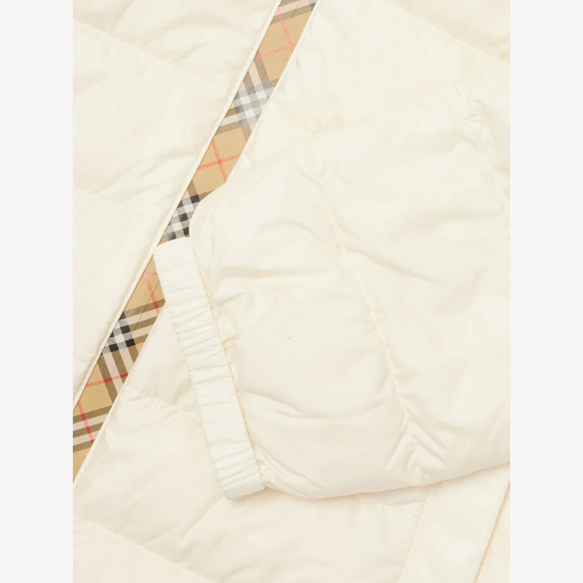 Длинная нейлоновая пуховая куртка для детей 4-14 лет Burberry — фото 2
