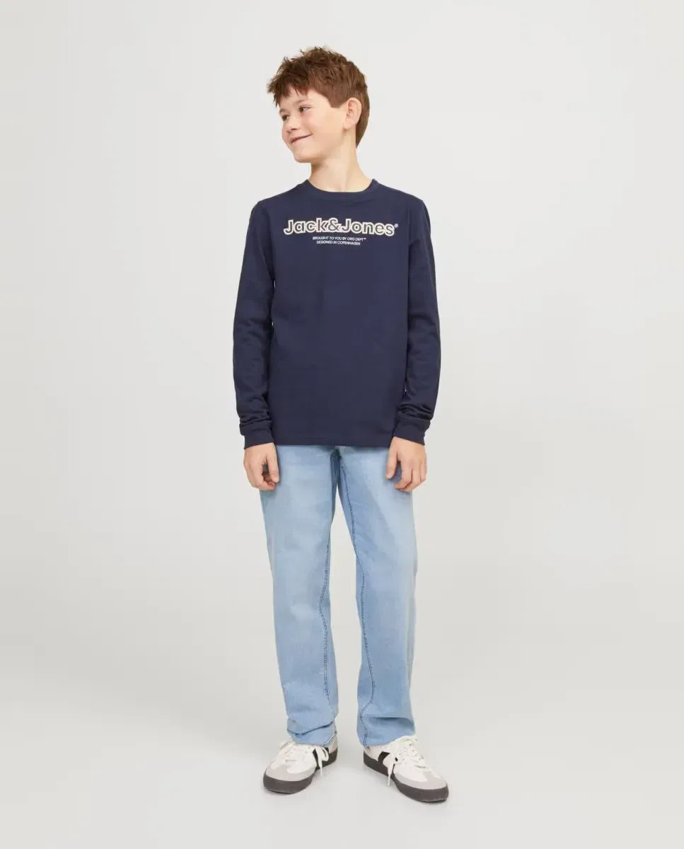 Детские джинсы regular fit для мальчиков Vaquero Jack & Jones, Azul