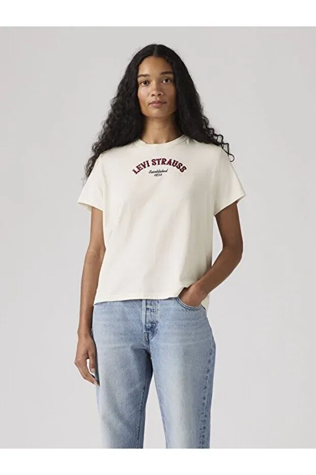 Женская футболка с принтом Graphic favorite t-shirt Levi'S, White