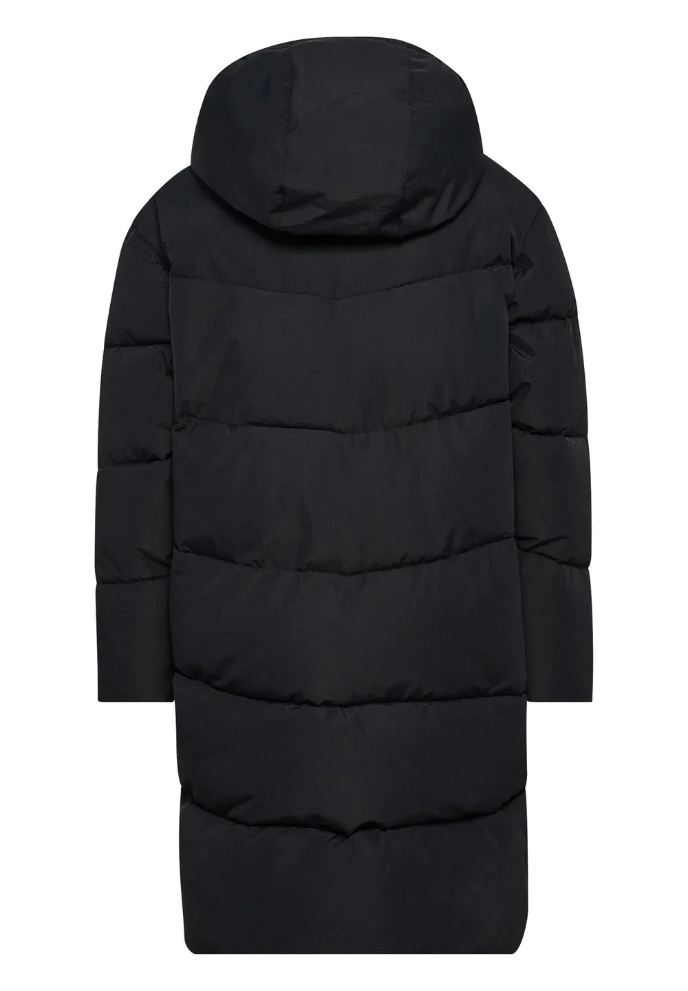 Длинная пуховая куртка Hmljr унисекс - зимнее пальто Hummel, Black — фото 2