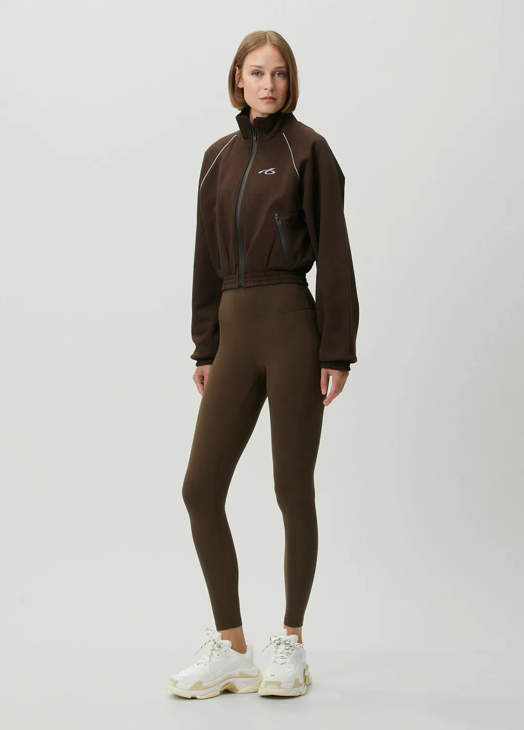 Свитшот на молнии Balenciaga, brown — фото 2