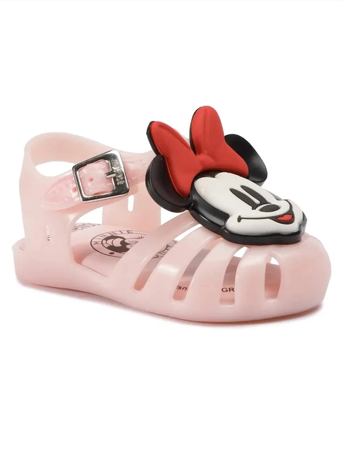 Детские сандалии для девочек с круглым носом Mini Aranha Mickey Mini Melissa, розовый