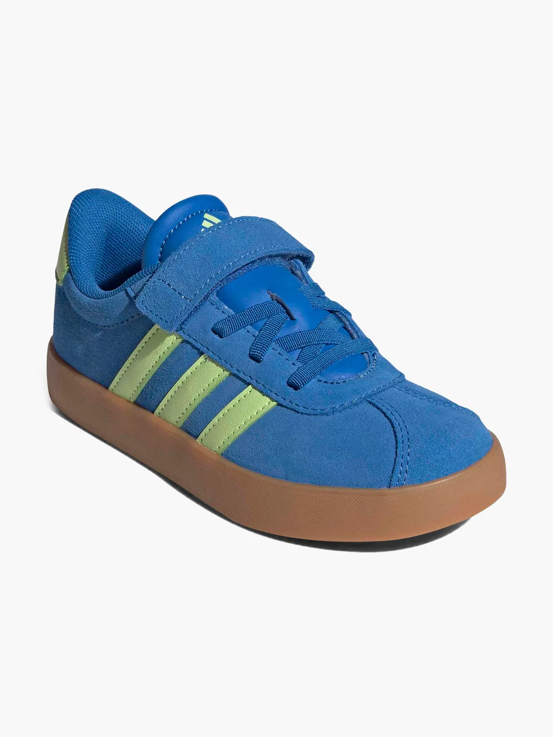 Детские полуботинки Adidas VL Court 3.0 EL C, синий — фото 2