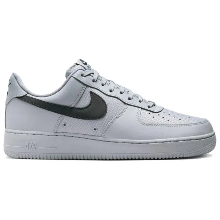 Кроссовки скейтбординг Nike Air Force 1 серо-черные — фото 3