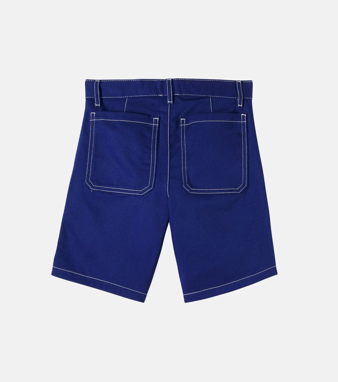 Хлопковые шорты с принтом Elzo Bonpoint x Maison Kitsuné, Bonpoint, синий — фото 3