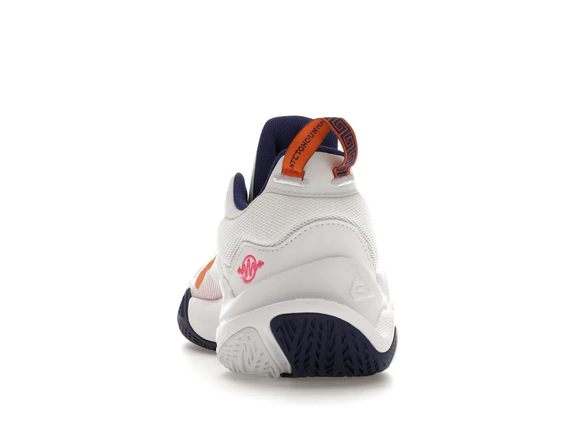 Детские кроссовки для мальчиков Nike Giannis Immortality 2, White/Deep Royal Blue/Hyper Pink/Multi-Color — фото 4