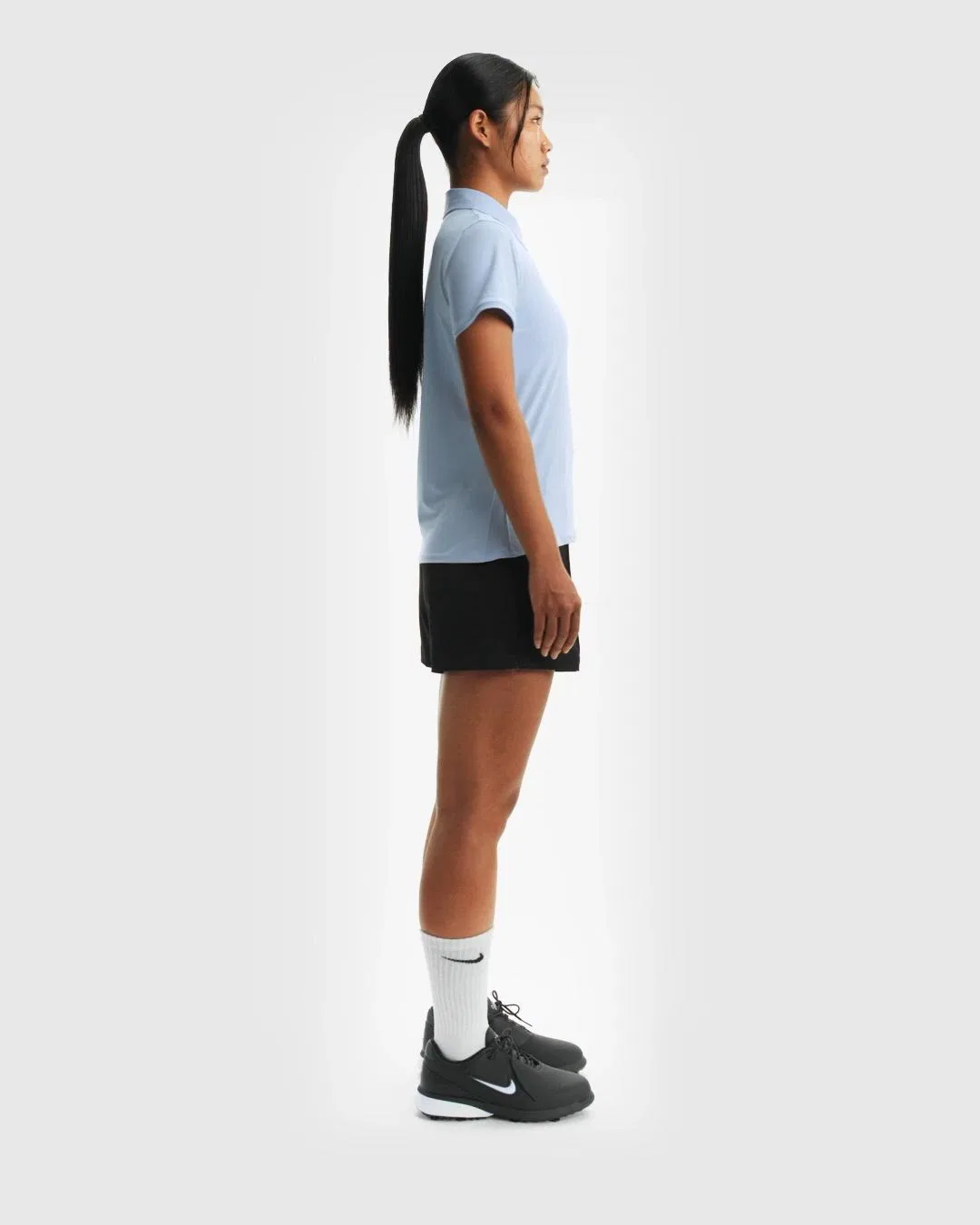 Женские шорты для гольфа с принтом Nike Golf Club Dri-FIT, Black — фото 2