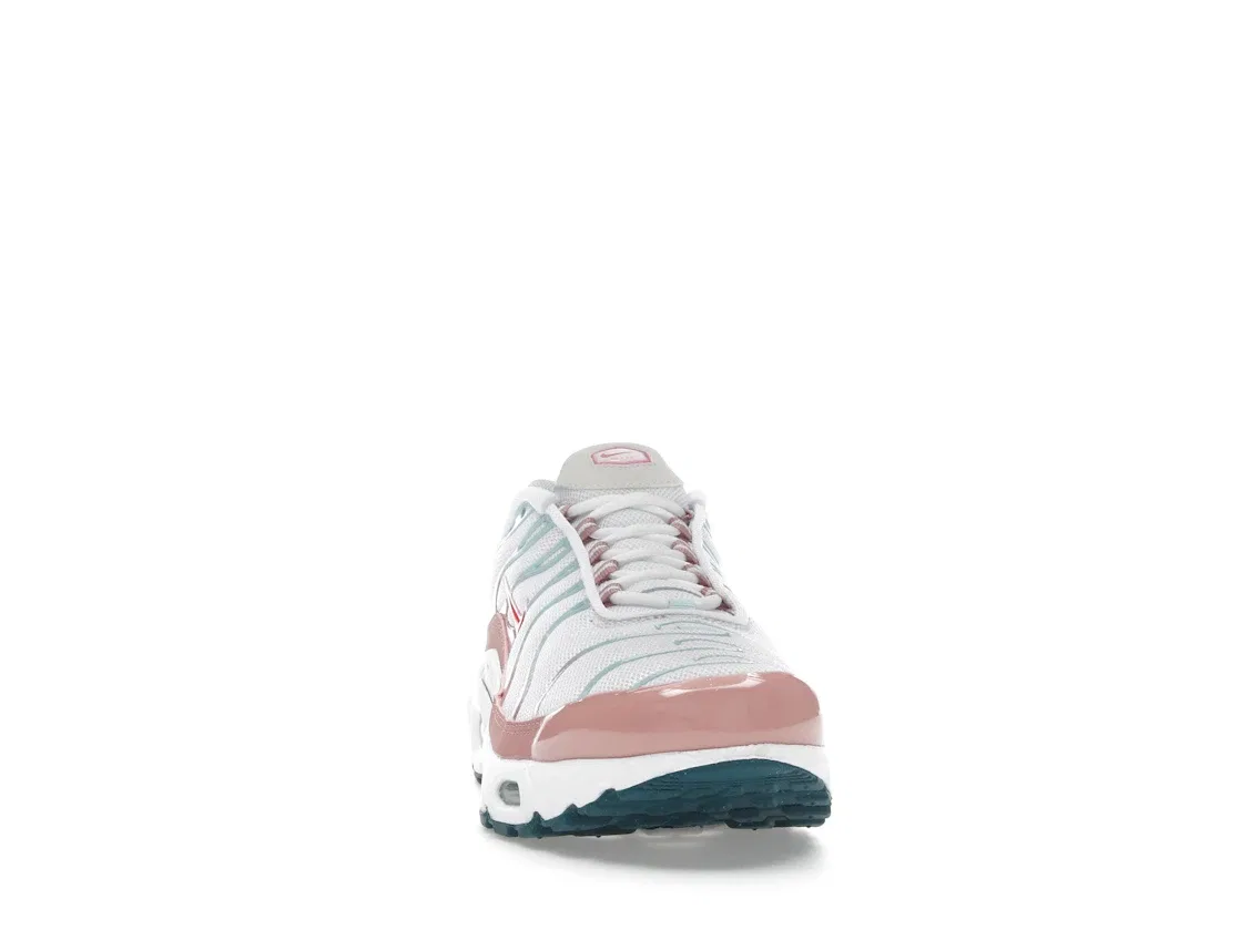 Детские кроссовки Lifestyle с технологией Air Max Nike Air Max Plus, White/Red Stardust/Jade Ice/Siren Red — фото 2