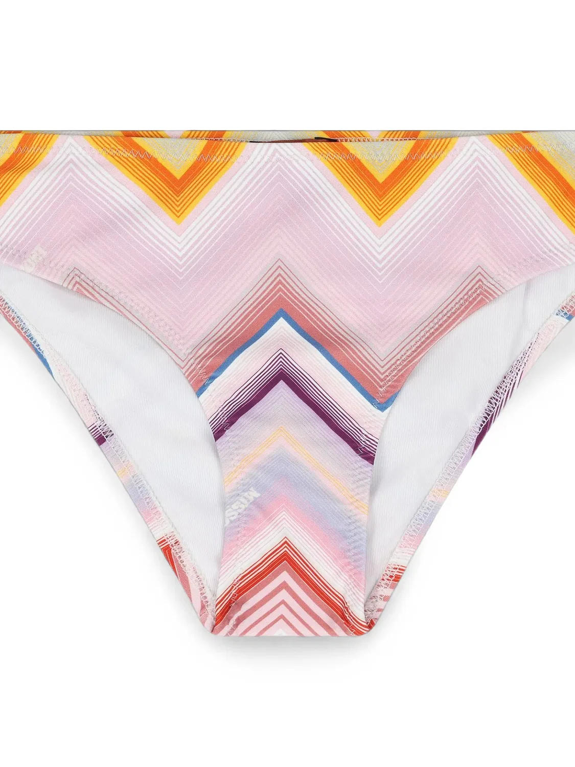 Бикини с узором зигзаг и бахромой Missoni Kids, розовый — фото 3