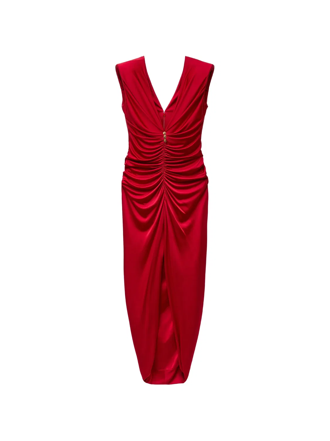 Платье из джерси Versace, красный
