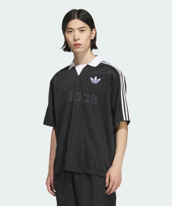 Футболка поло с воротником-гольф, Adidas, черный