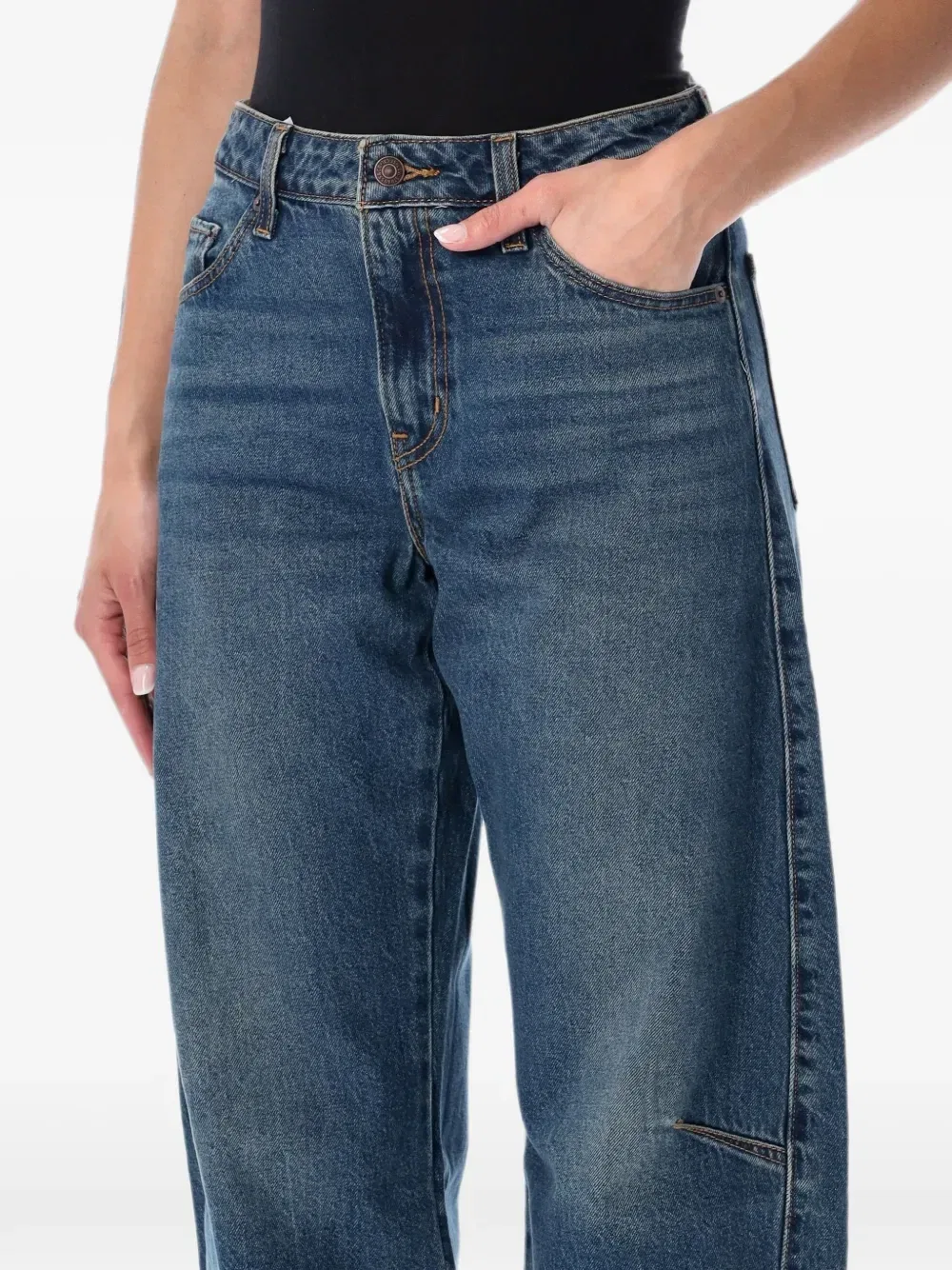 Свободные джинсы с широкими штанинами Baggy Dad Barrell Levi'S, синий — фото 3