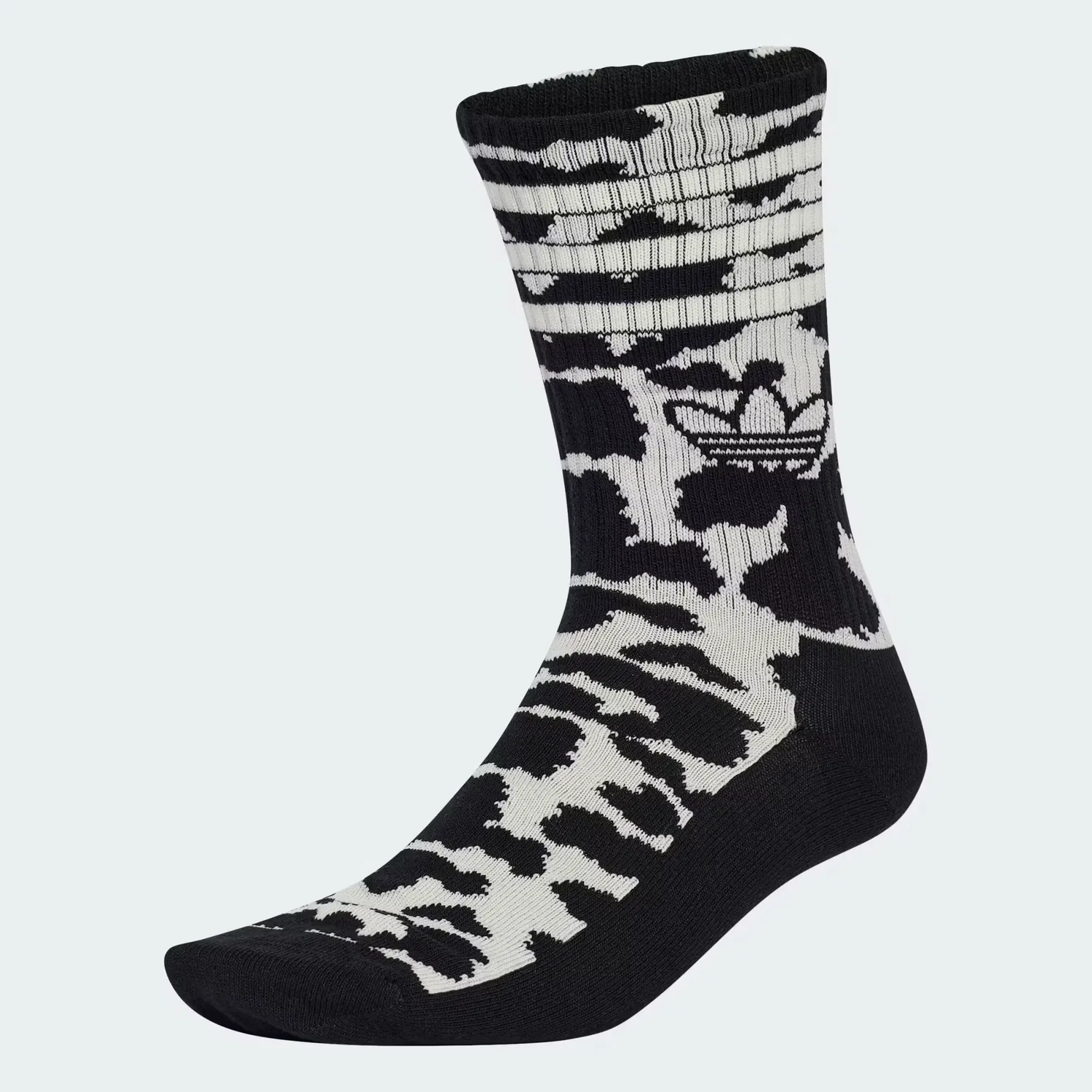 Носки с графическим принтом набор из 2 пар Animal Graphic Crew Adidas Originals, белый с черным