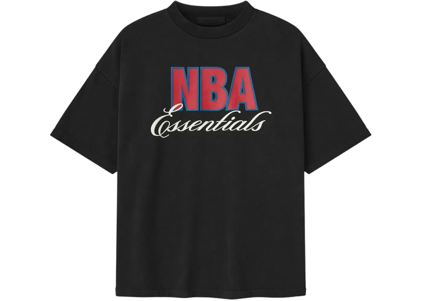 Мужская футболка с принтом Essentials NBA 90's Tee Fear of God, Black