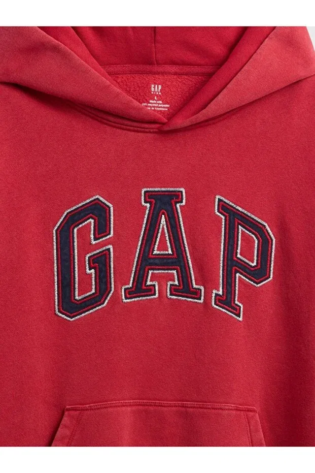 Детское худи для мальчиков с принтом Gap, Red-000 — фото 2