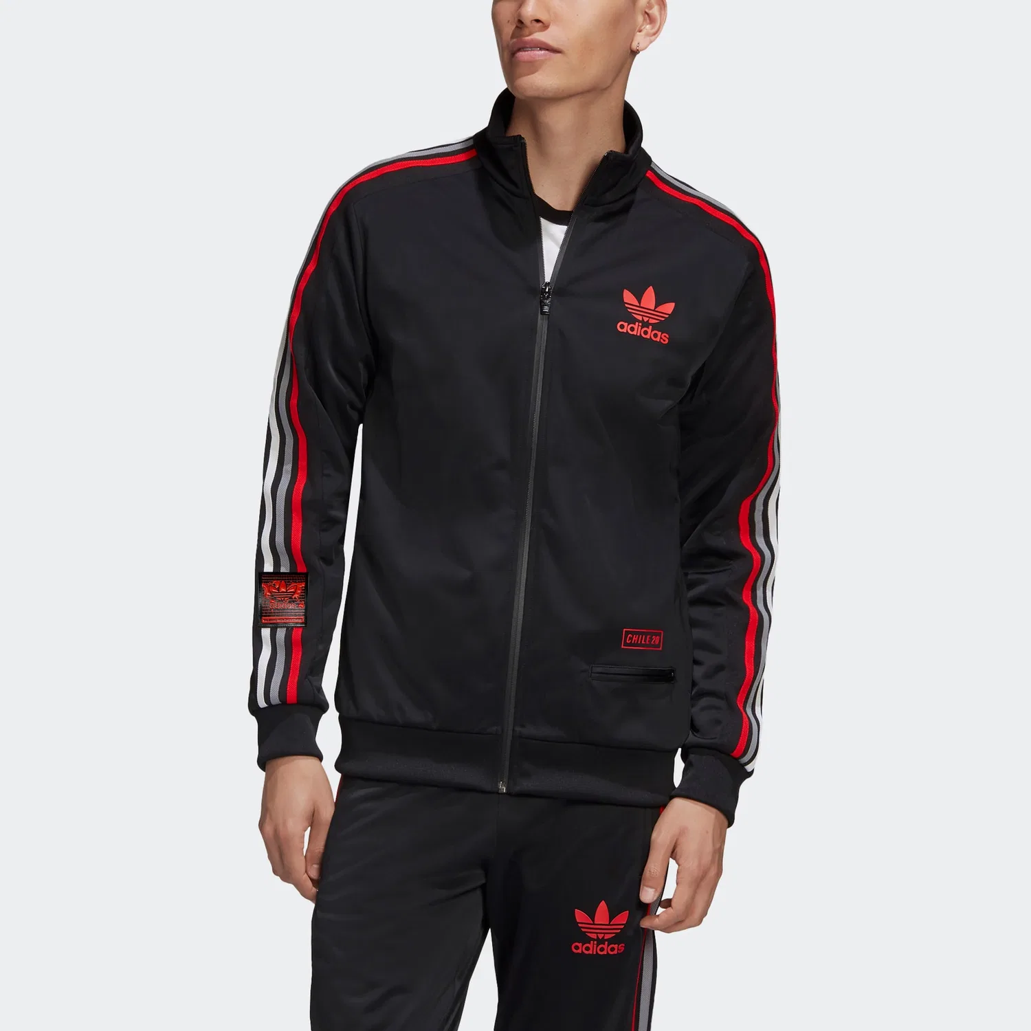 Мужская куртка Adidas Originals Chile 20, Black — фото 3