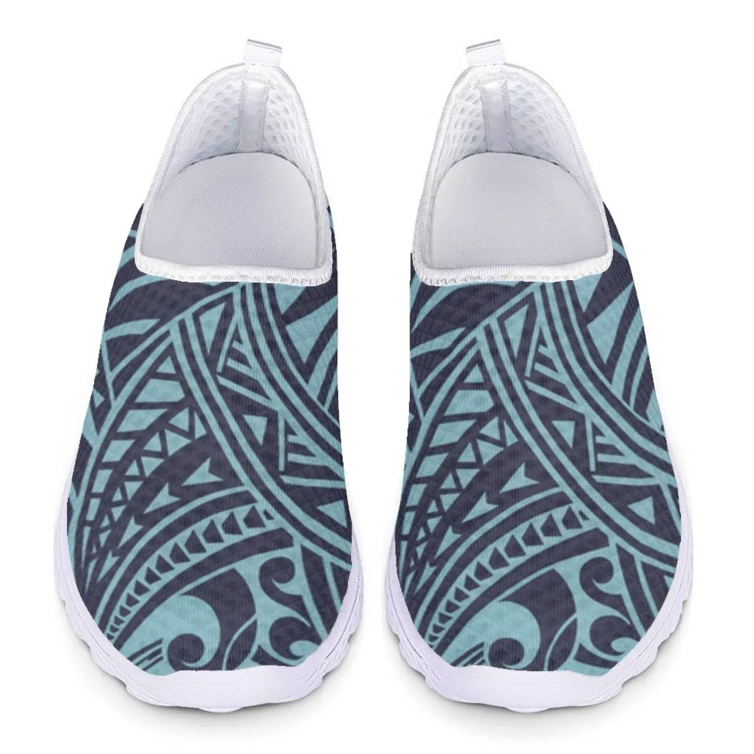 Детские кроссовки для девочек с принтом Snowflake Butterfly Ethnic Pattern Kuiaobaty, Modello Tribale Dell Isola — фото 2