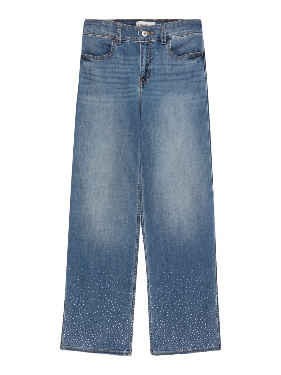 

Джинсы Abercrombie & Fitch Wide leg Jeans, синий деним