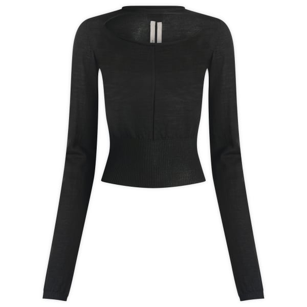 

Укороченный пуловер Rick Owens, черный