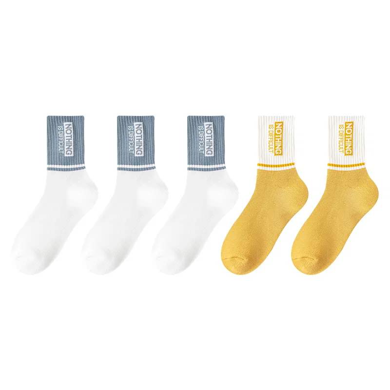 Детские носки-гольфы 5 пар Mid-Calf Socks MIIOW