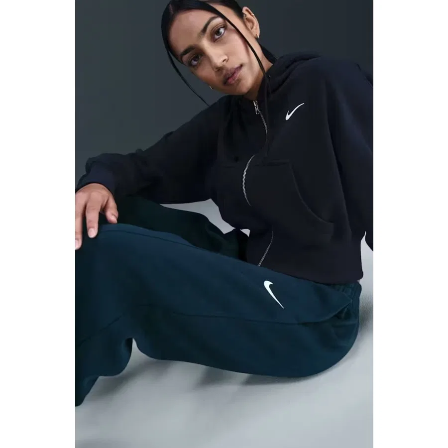 Спортивные брюки свободного кроя с эластичным поясом Nike Sportswear Essential, Петроль — фото 3
