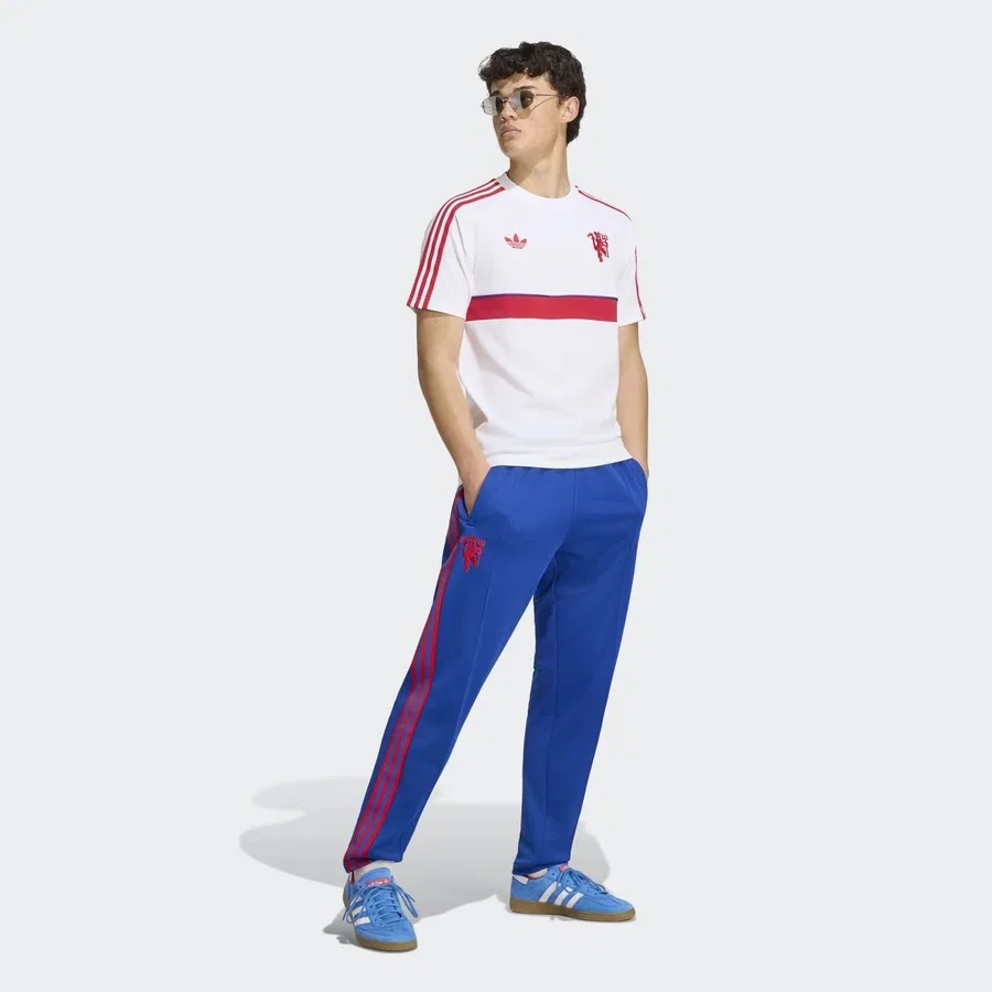 Футболка с длинным рукавом Manchester United Originals adidas, Белый — фото 3