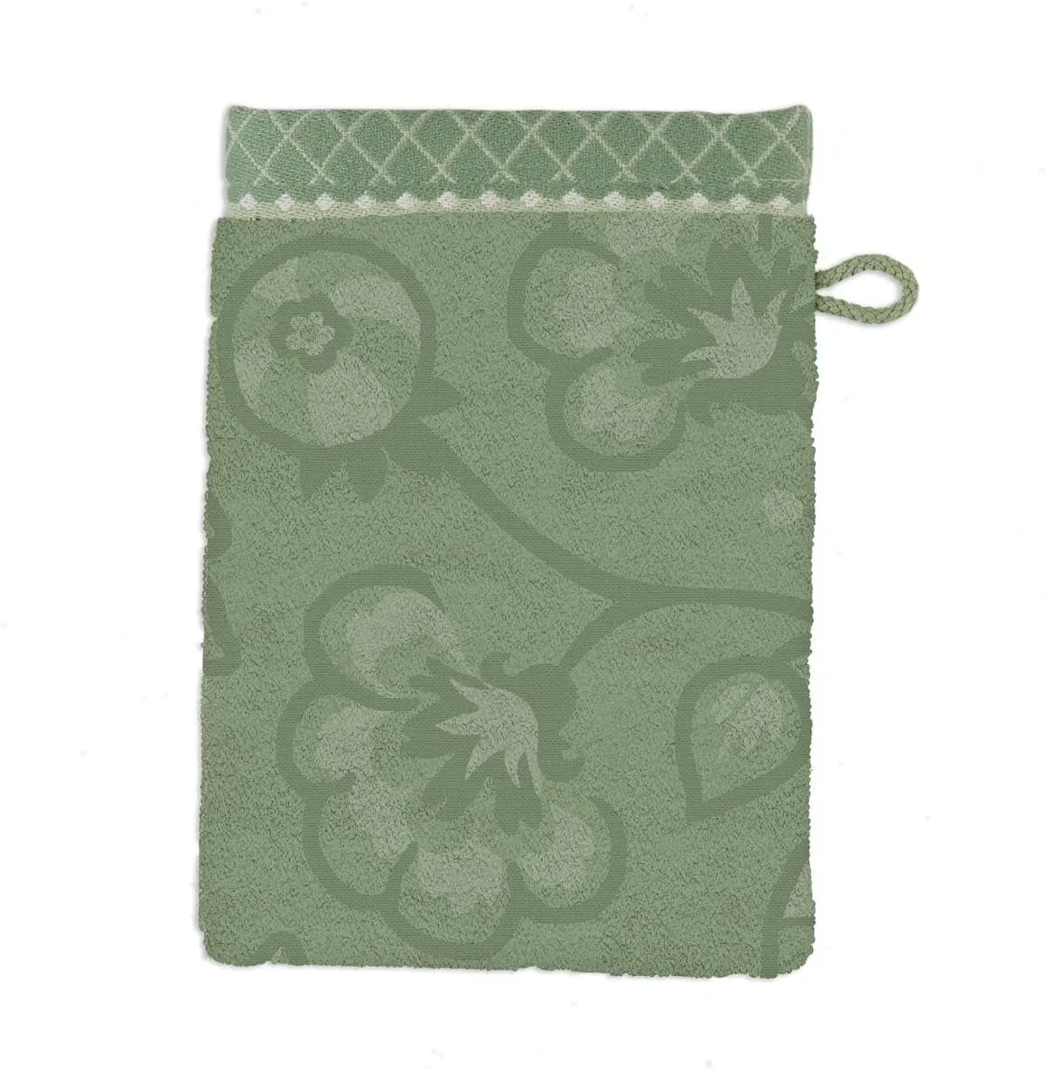 No brand Ватная перчатка для умывания Jasmine Jaquard, PIP STUDIO, 1 шт, 16 x 22 см, Green