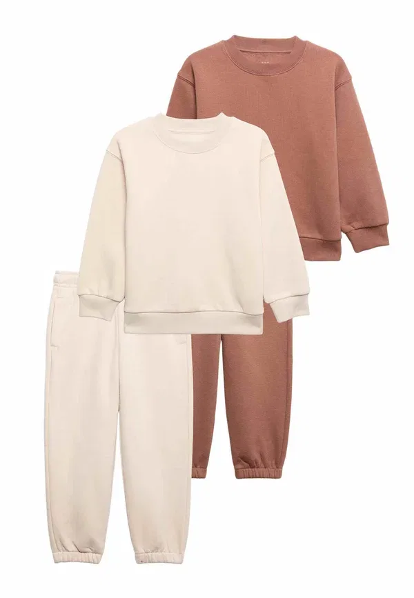 Комплект из 2 предметов: спортивный костюм, хлопок, модель tracksuit, Marks & Spencer, нейтральный, нейтральный