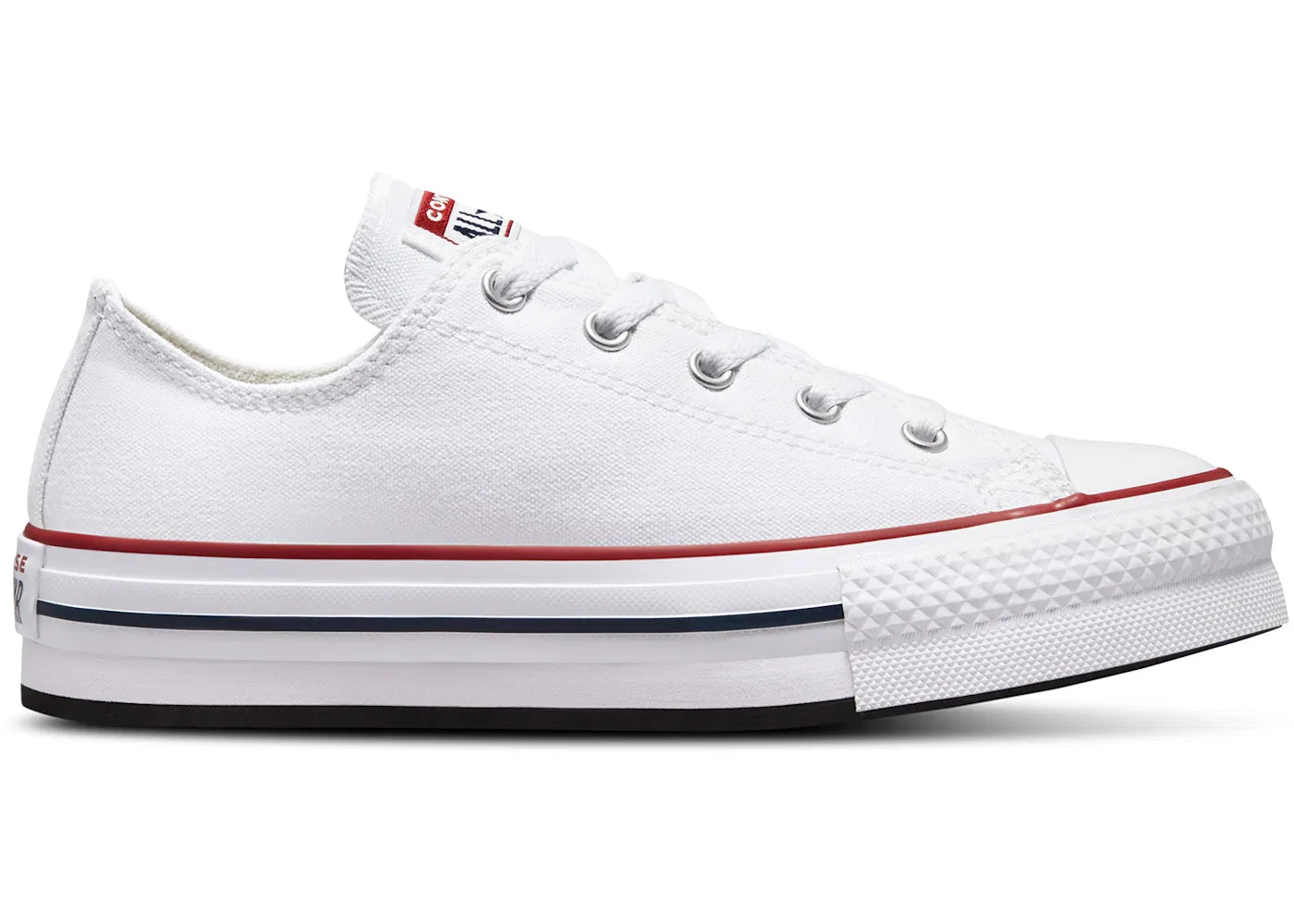 Детские кроссовки Lifestyle Converse Chuck Taylor All Star EVA Lift Ox, White/Garnet/Navy