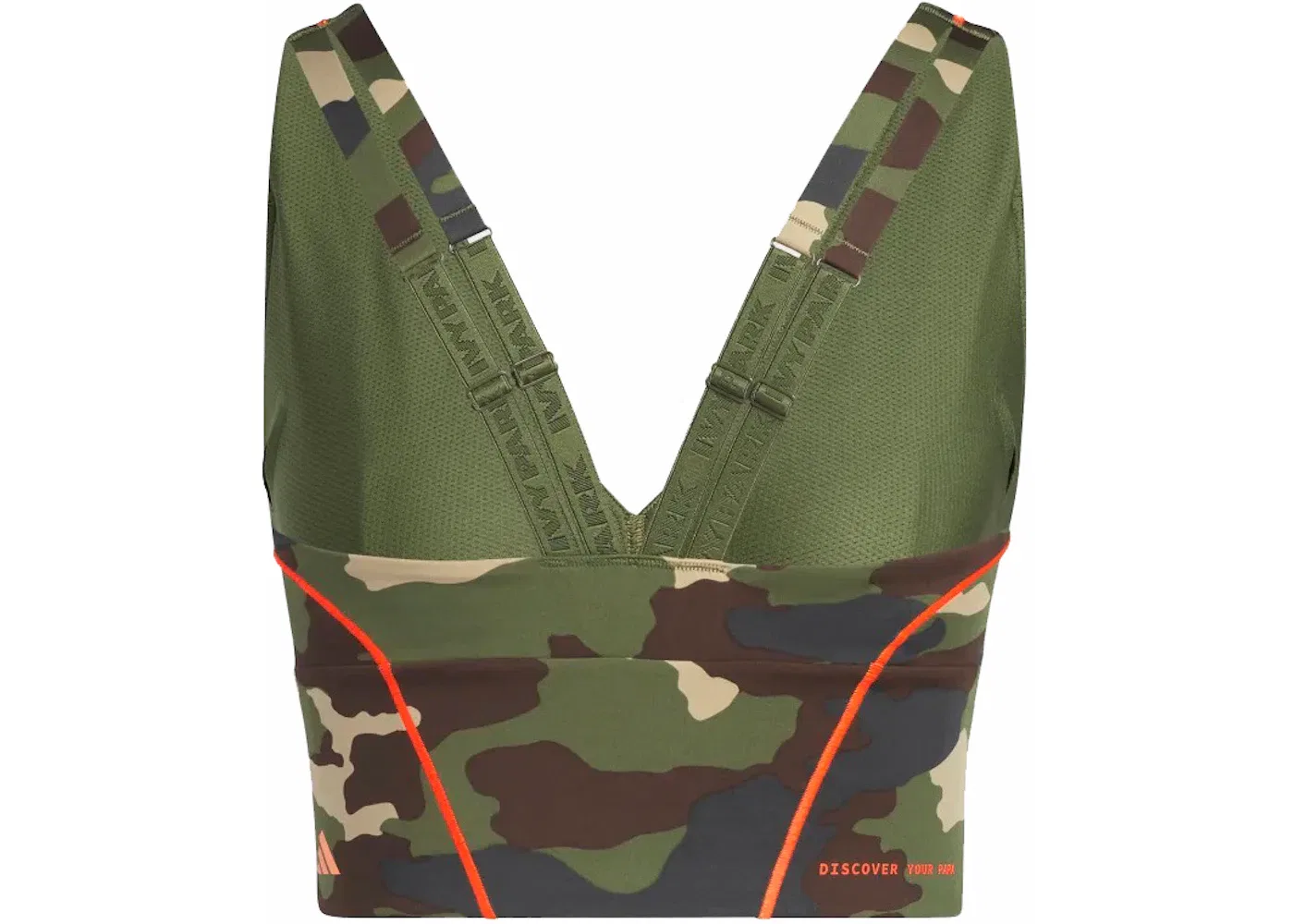 Женский бюстгальтер с принтом Ivy Park Bra Adidas, AOP Camo — фото 2