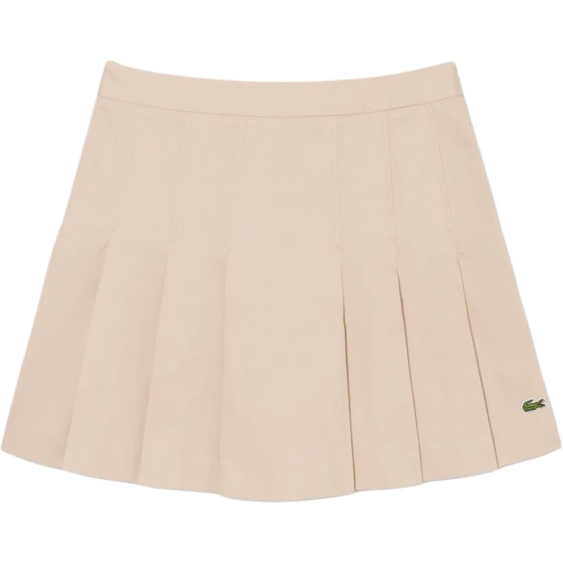 Женская плиссированная мини-юбка Lacoste, Beige